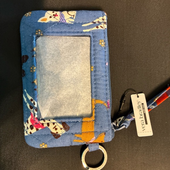 Vera Bradley zip id case in bark park - Picture 3 of 5